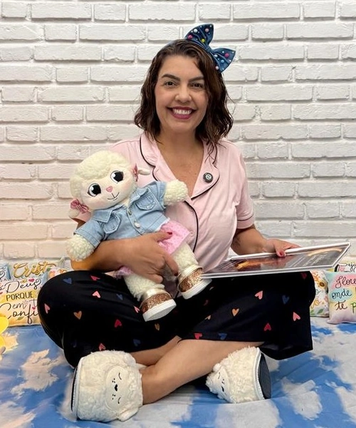 Fotografia real de Adriana Ferreira, a Tia Drika
