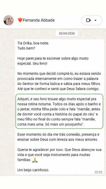 Captura do depoimento de Fernanda Abbade